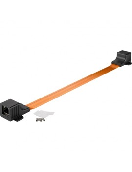 Ultra-slim RJ45 window feed-through