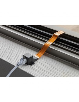 Ultra-slim RJ45 window feed-through