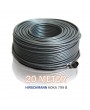 Kabelset med 20m svart kabel
