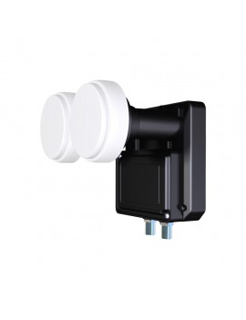 Inverto Twin Monoblock LNB, 6 grader - Black pro